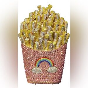 Rhinestone French Fry Handbag